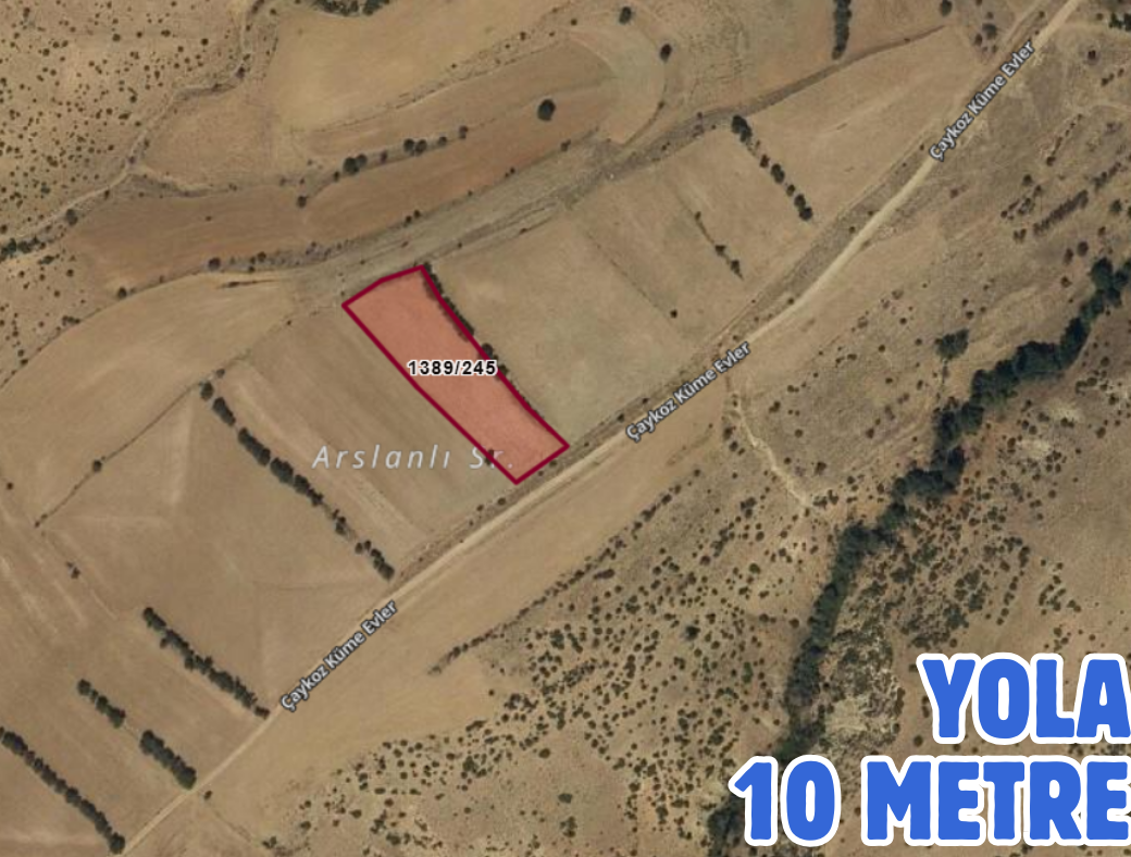 ESKİŞEHİR SİVRİHİSAR ÇAYKOZ 5.349 M² TARLAMIZ SATILIKTIR - ESKİŞEHİR SİVRİHİSAR fotoğraf 3